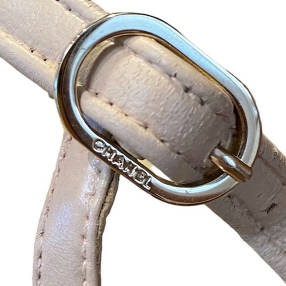 Chanel Cap Toe Slingback Black and Nude Heels - Picture 7 of 11